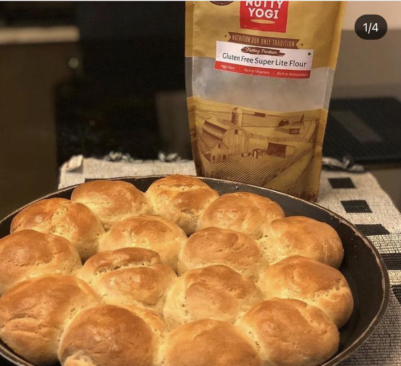 Gluten Free Bread / Ladi Pav