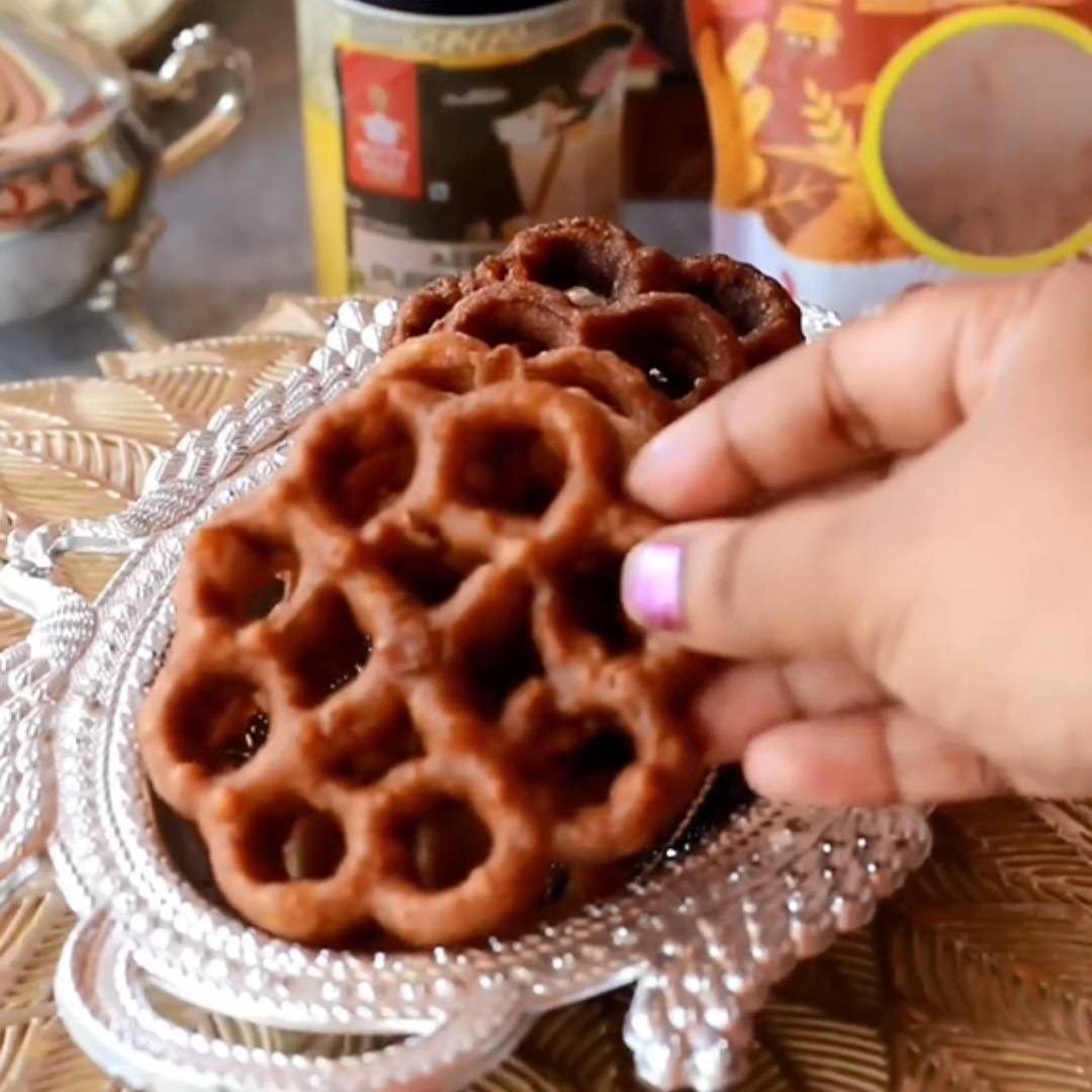 Multi Millet Rose Cookies