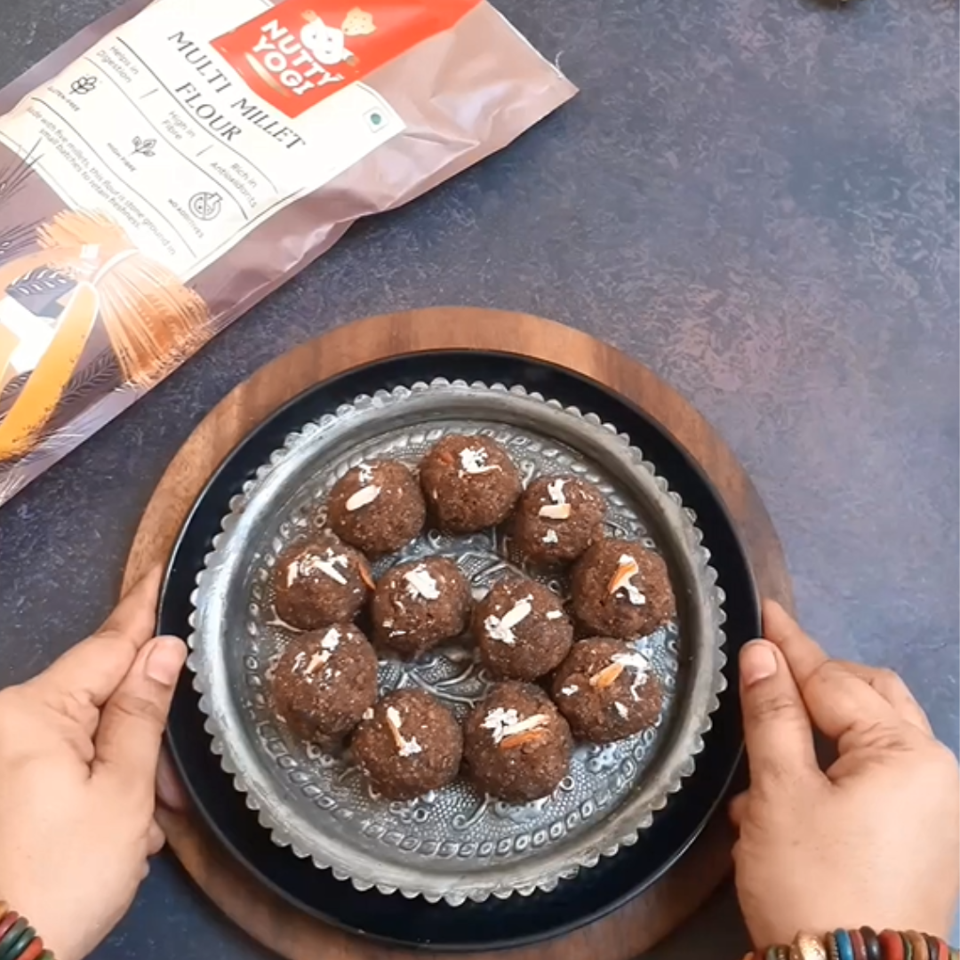 Churma Gulkand ladoo