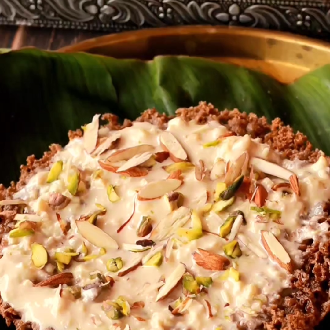Multimillet Ghevar with Gud Rabdi