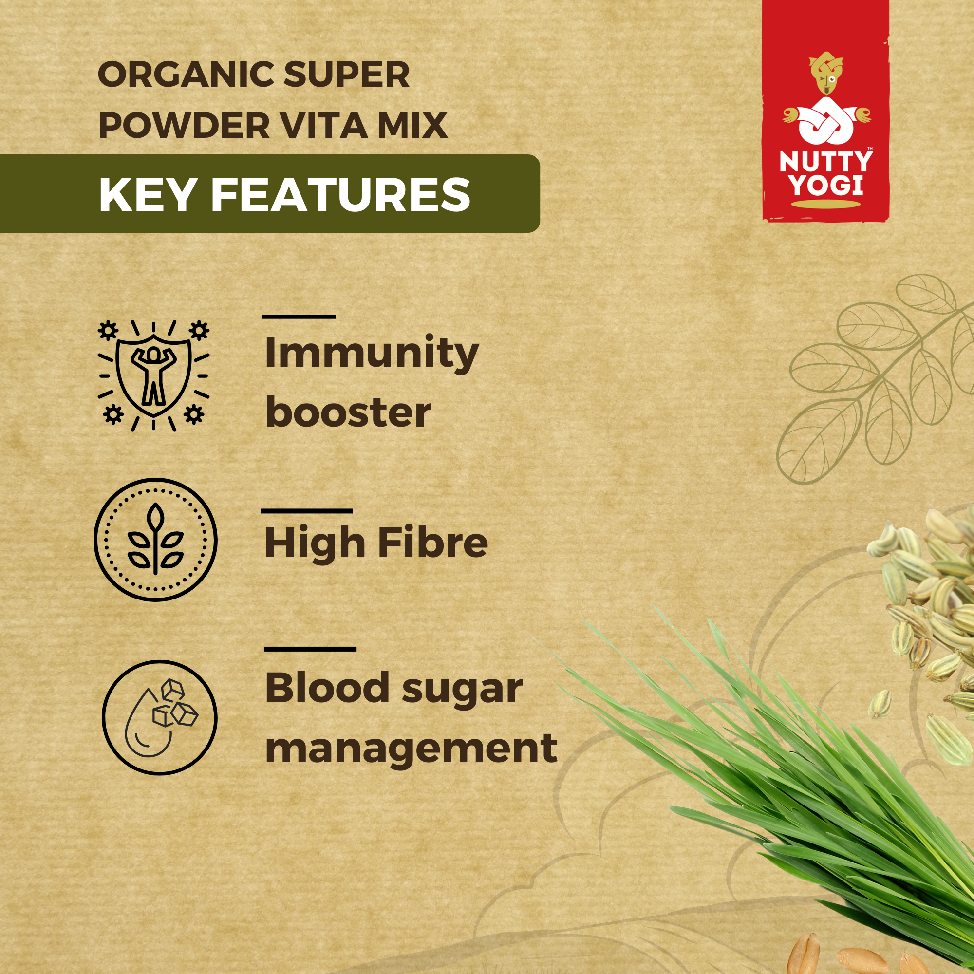 Nutty Yogi Organic Vita Mix