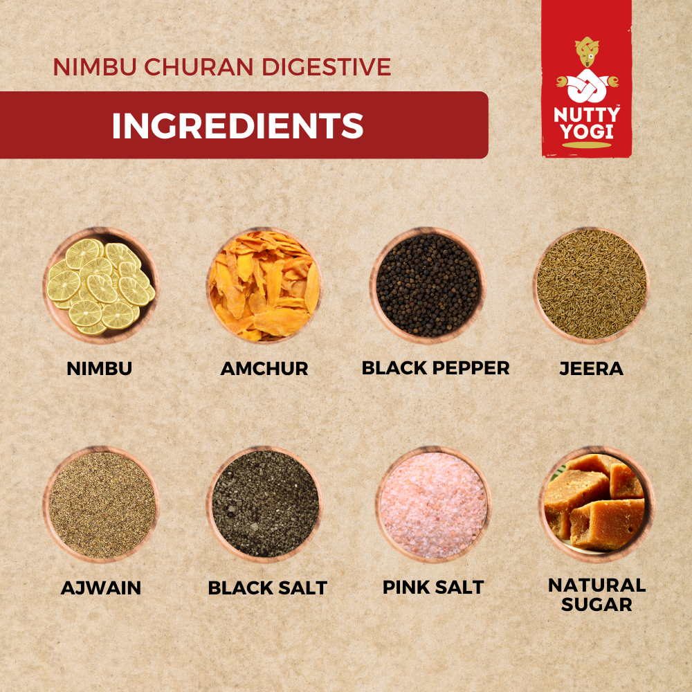 Nutty Yogi Nimbu Churan Digestive 100g