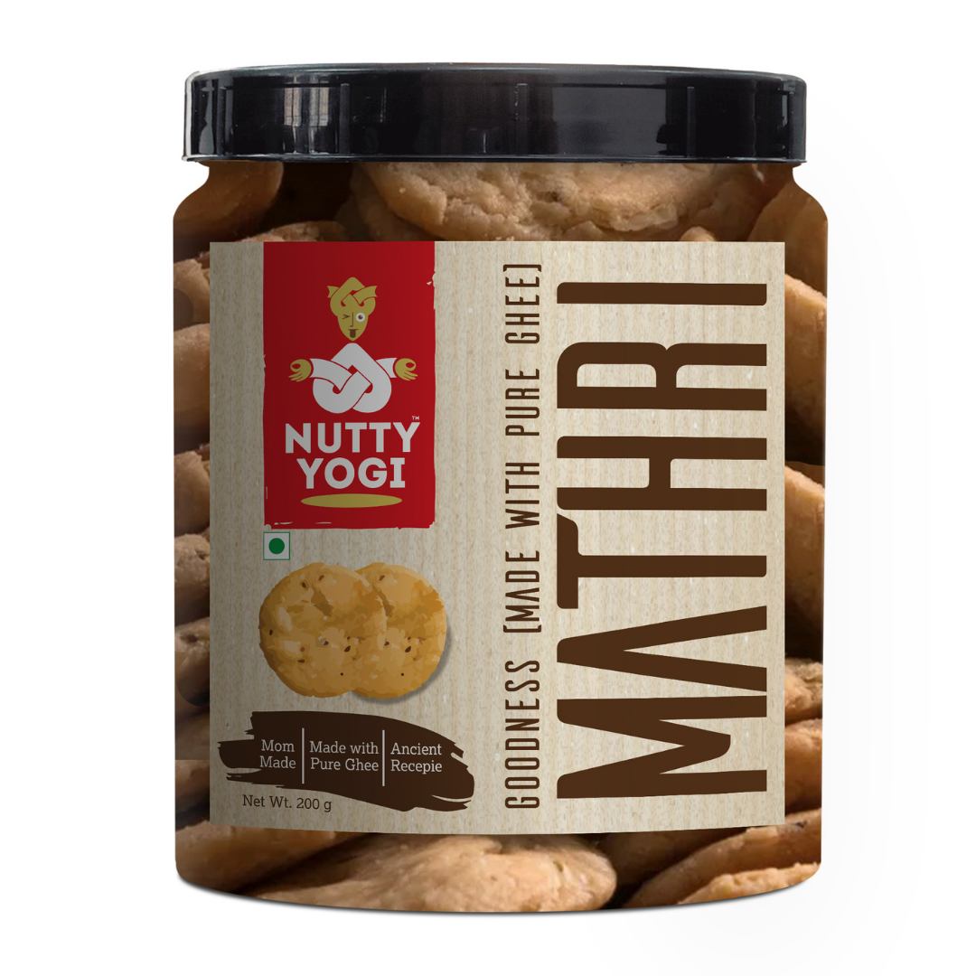 Nutty Yogi Peri Peri Mathri 200gm