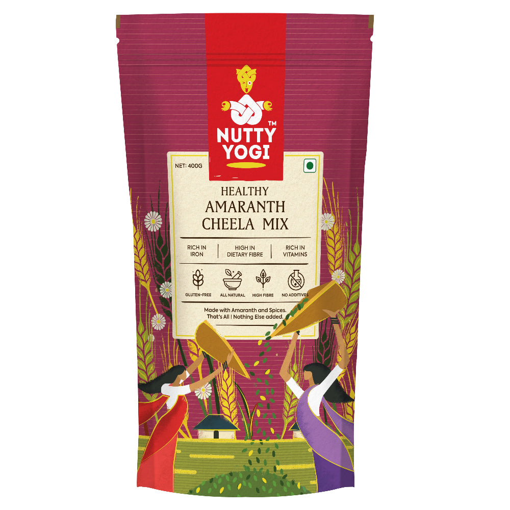 Nutty Yogi Amaranth Cheela Mix - 400g