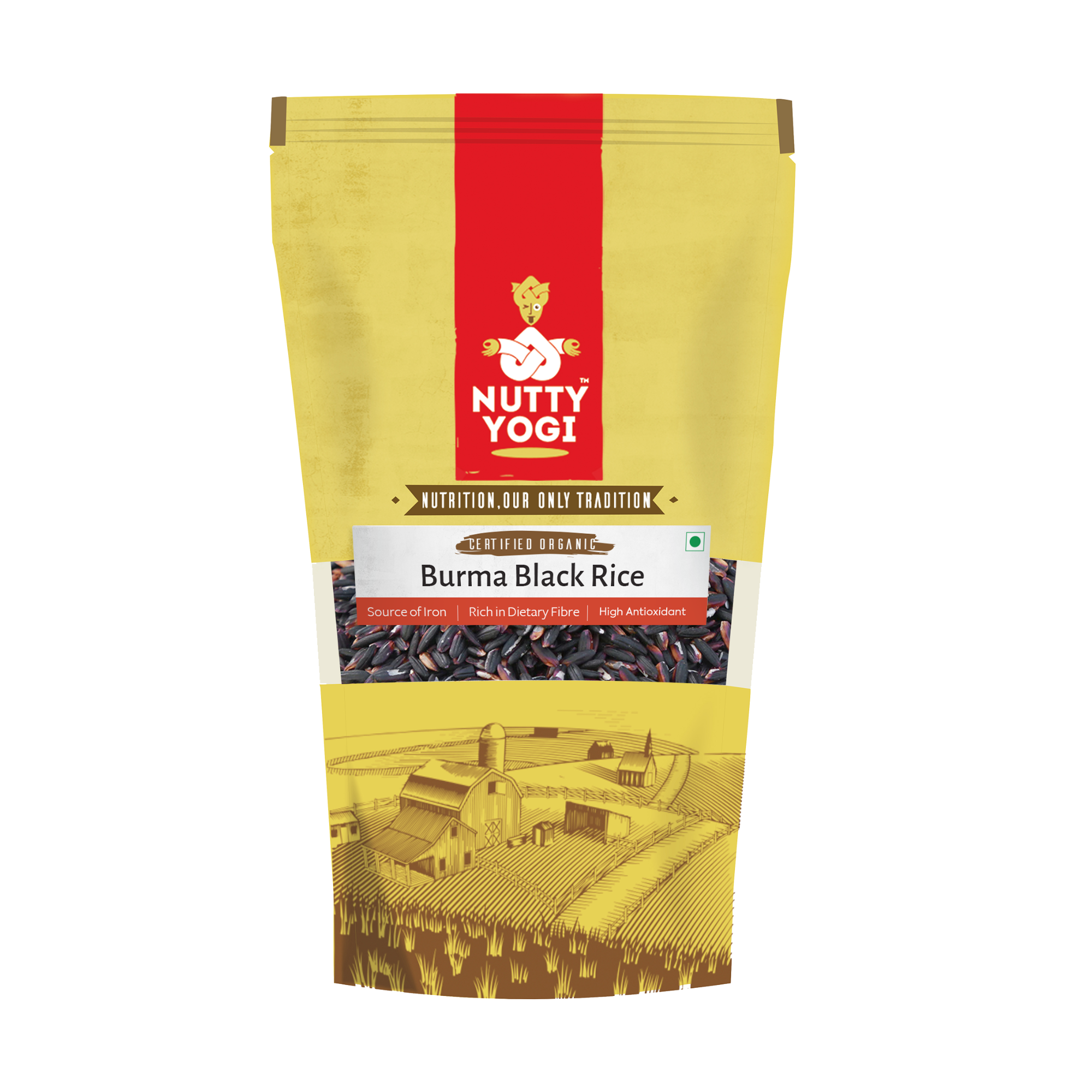 Nutty Yogi Organic Burma Black Rice 400g