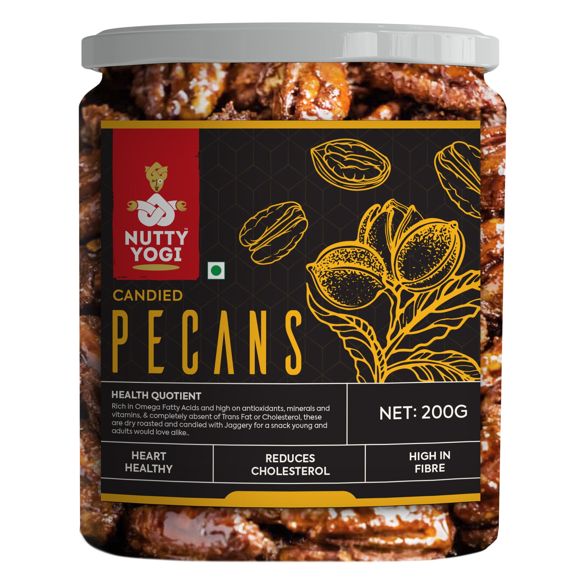Nutty Yogi Candied Pecans 200g