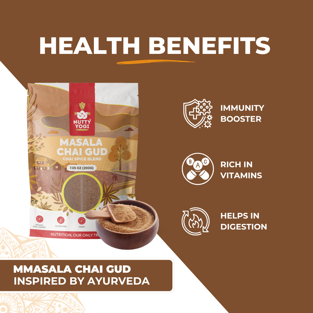Nutty Yogi Masala Chai Gud 200g- Pouch