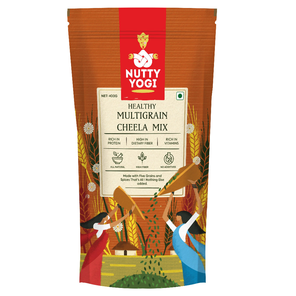 Nutty Yogi Multigrain Cheela Mix - 400g