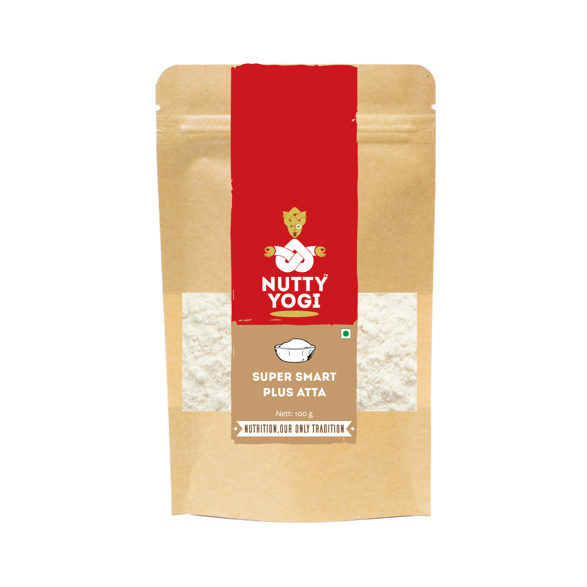 Nutty Yogi Low Sugar Atta Combo - Diafit (4 Flours x 100g each)