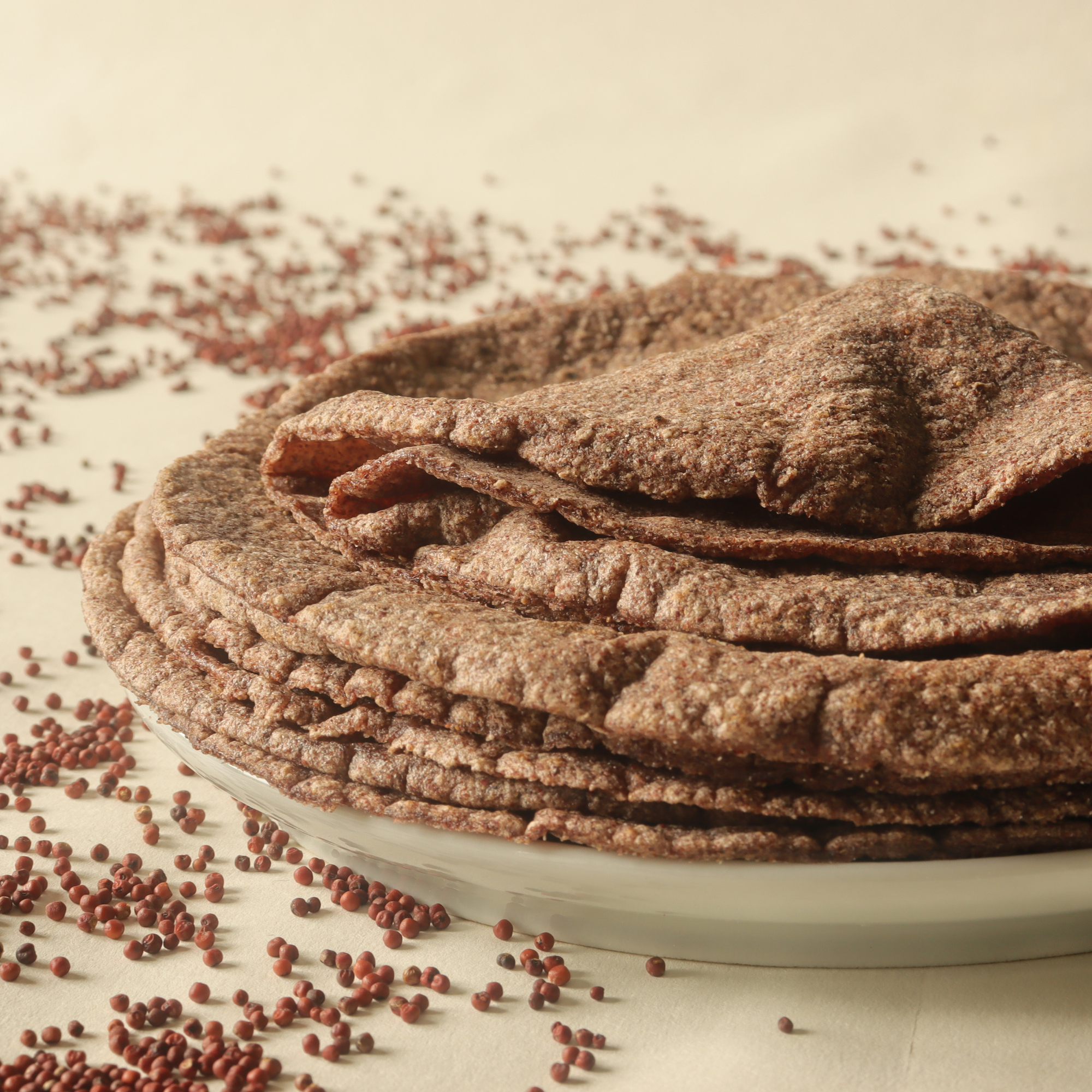 Sprouted Cinnamon Ragi Pancake Mix 400g | Fiber Rich | Gluten Free | Help to Digest Easily | Pancake Mix