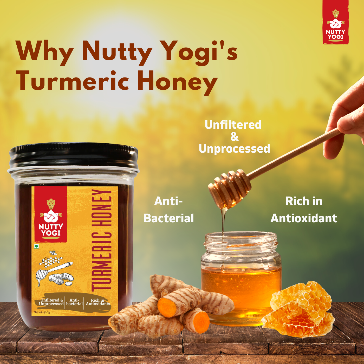 Nutty Yogi Turmeric Honey