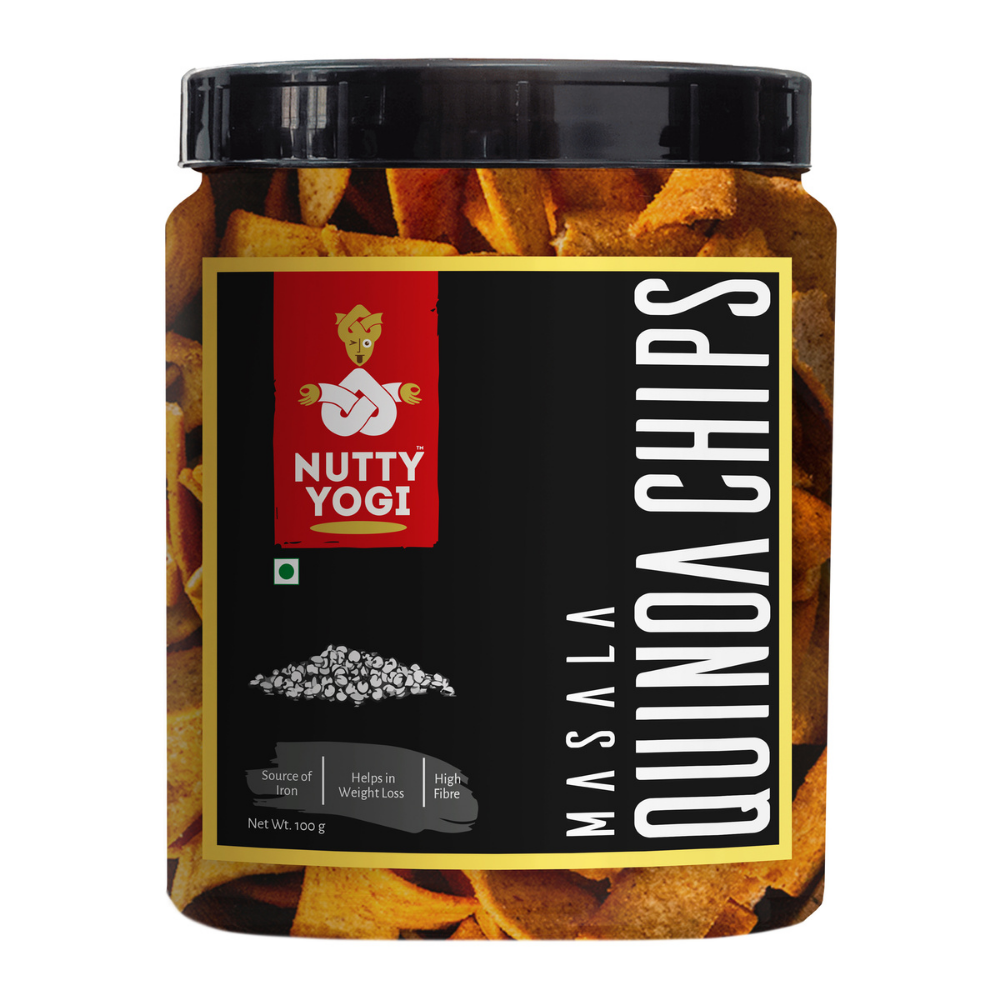 Nutty Yogi Masala Quinoa Chips 100gm