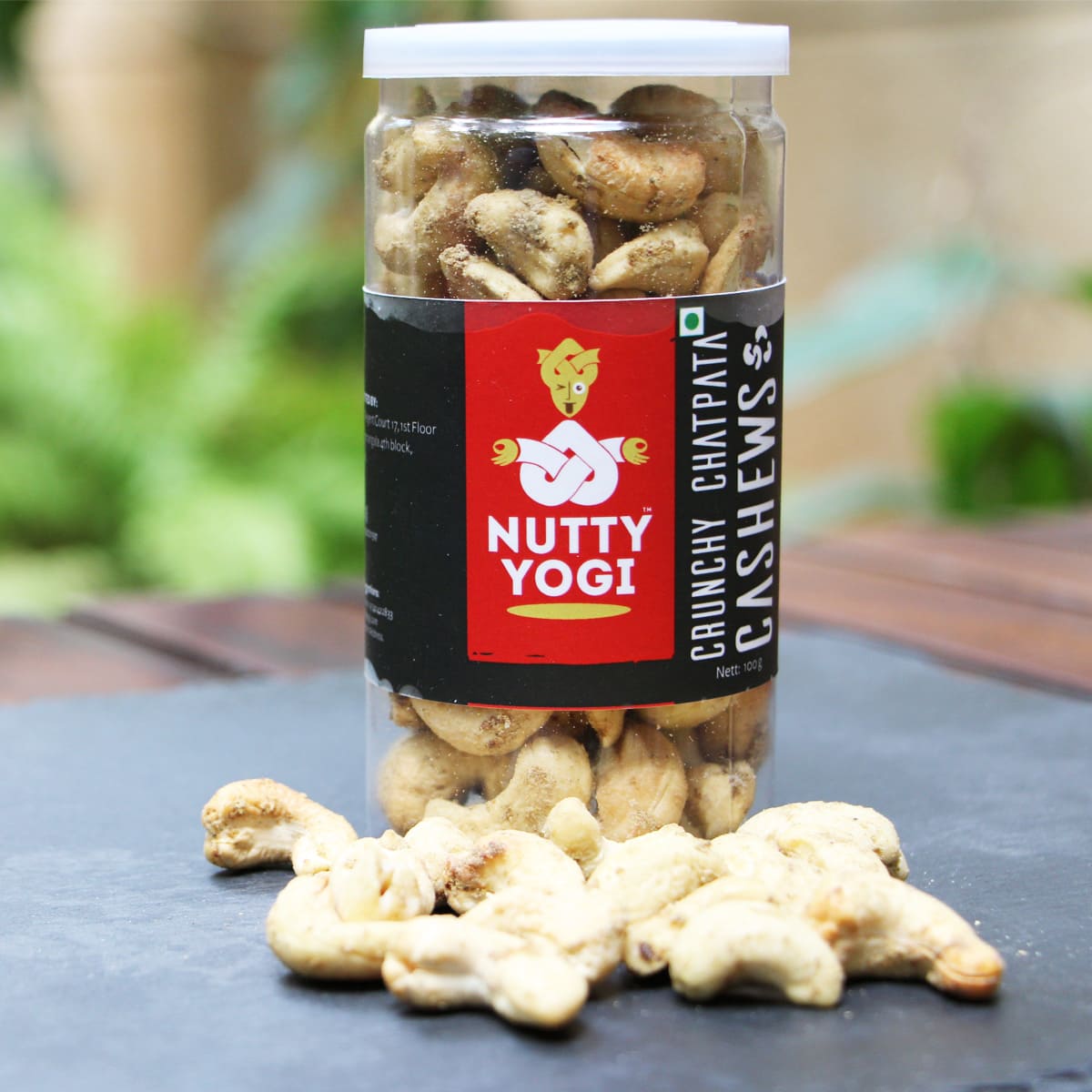 Crunchy Chatpata Cashews.