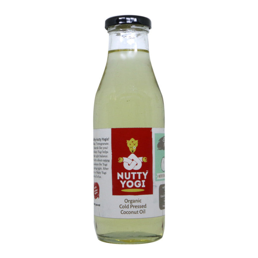 Organic Cold Pressed Coconut Oil.