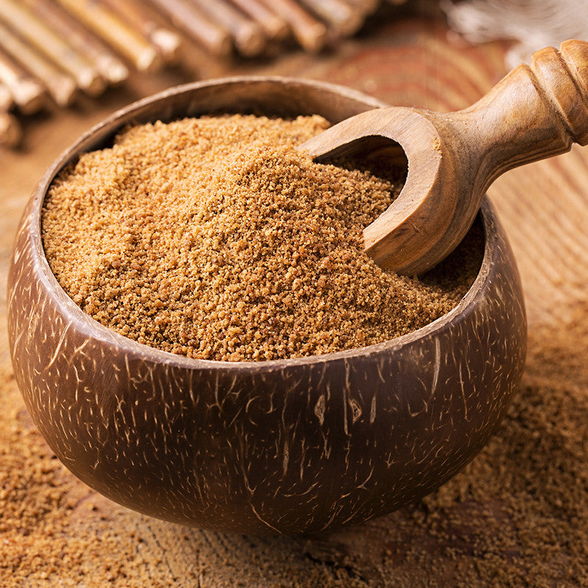 Organic Palm Sugar.