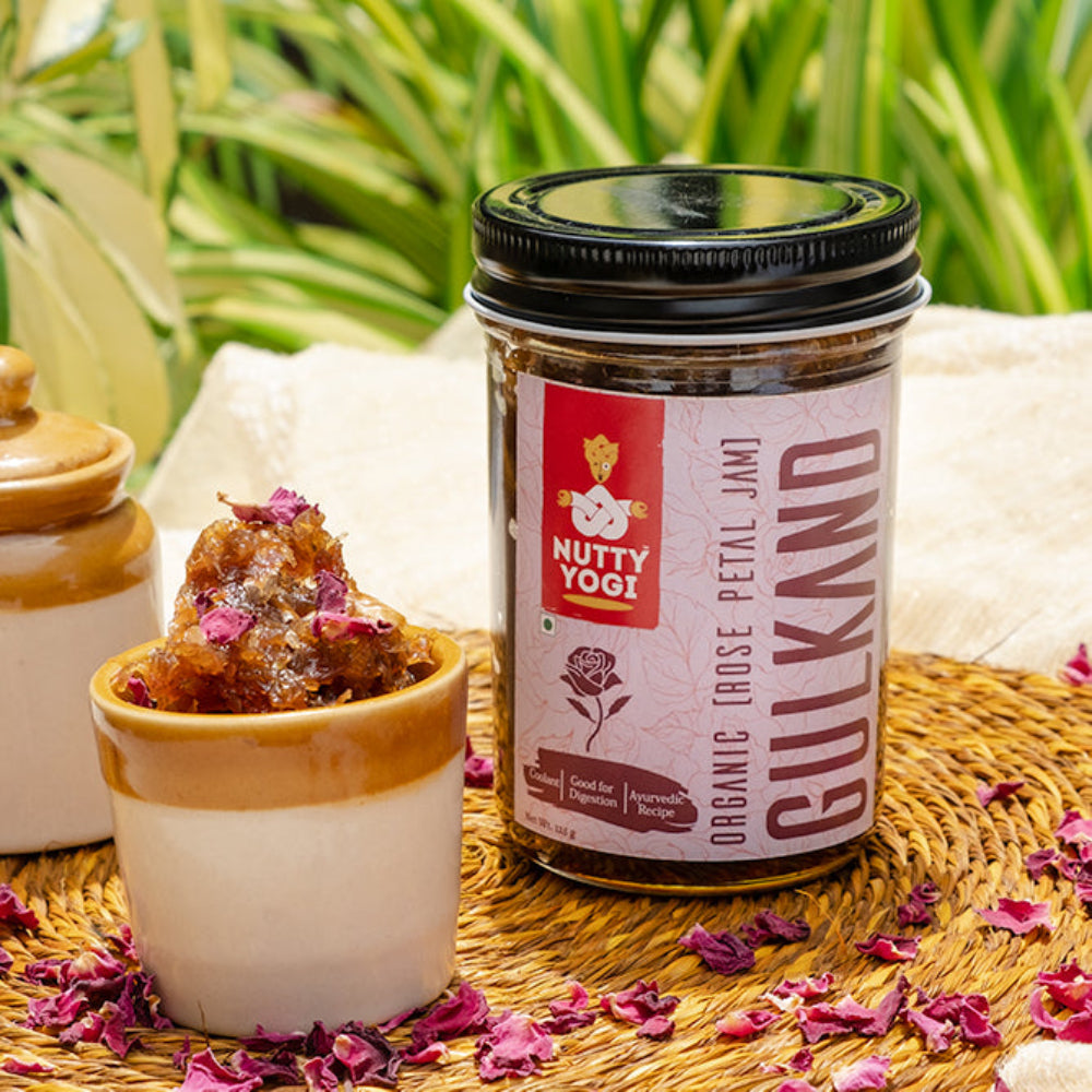 Nutty Yogi Organic Gulkand - 250 gm