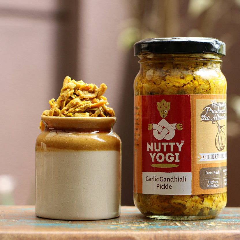 Garlic Gandhiali Pickle.