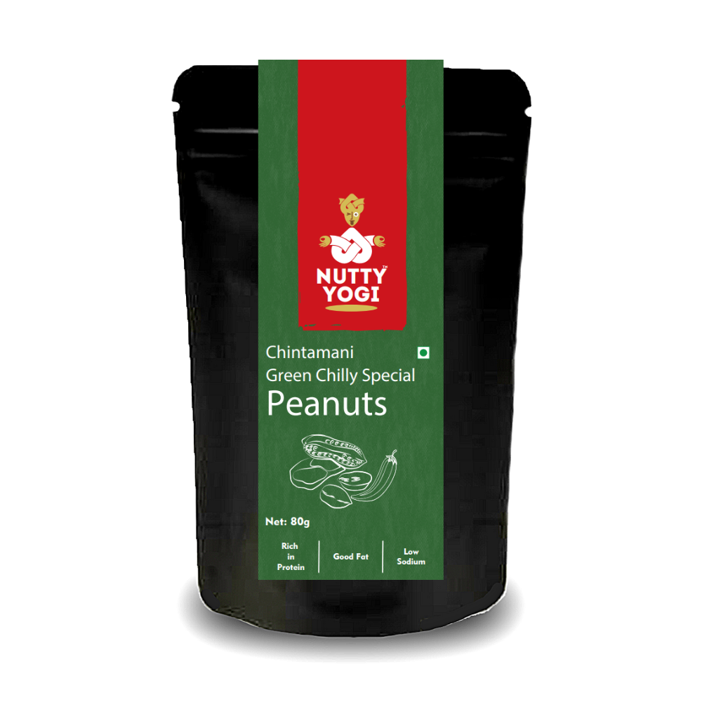 Chintamani Green Chilly Special Peanuts - 80 gms