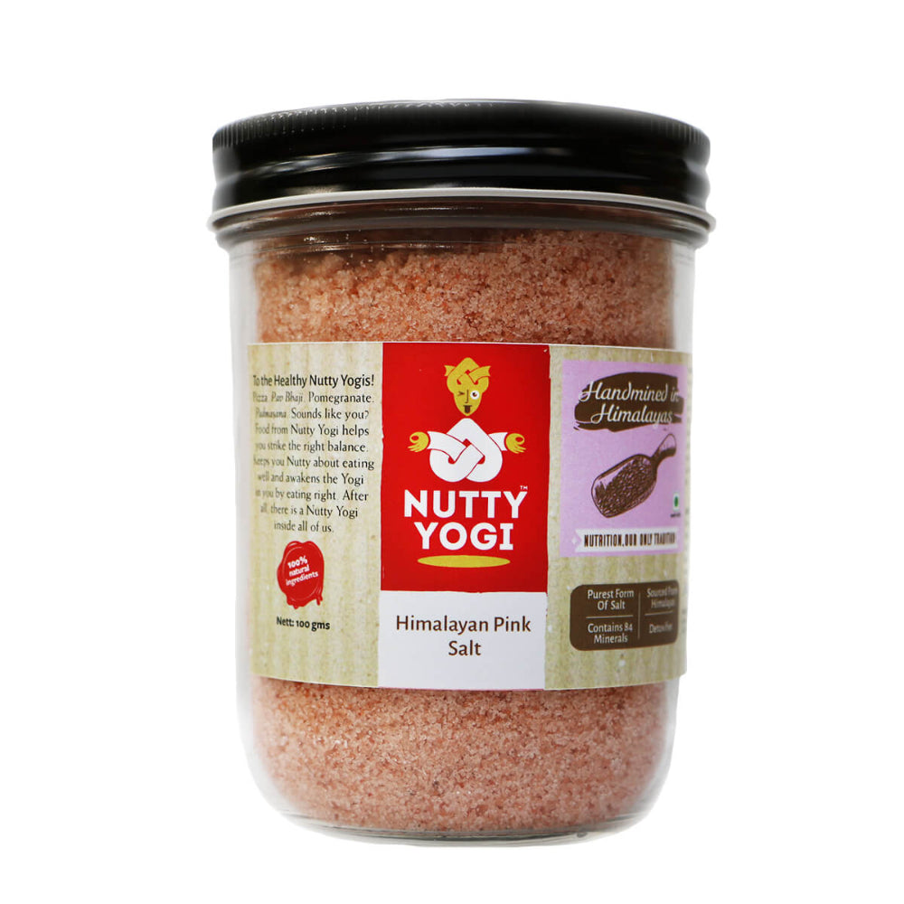 Himalayan Pink Salt 500 gm Jar.