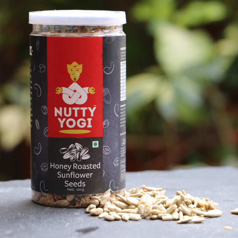 Honey Roasted Sunflower Seeds.