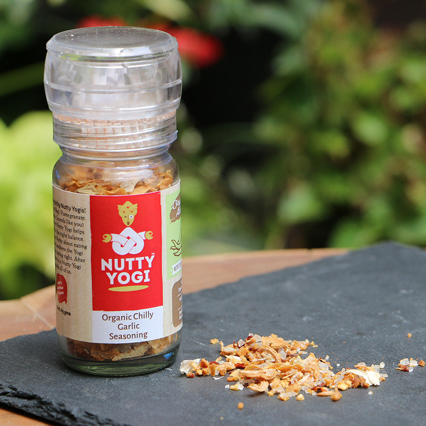 Organic Chilly Garlic Seasoning.