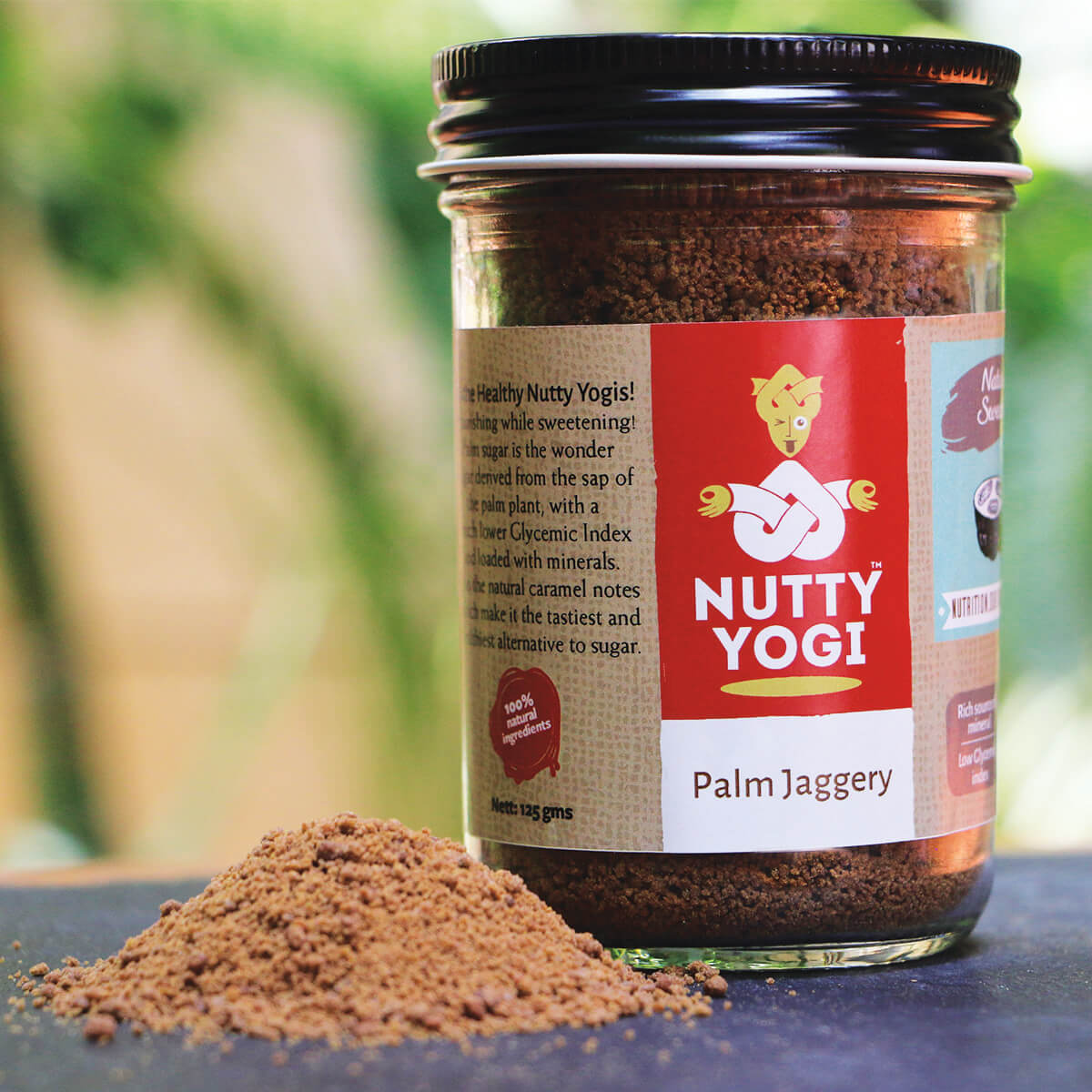 Organic Palm Sugar.