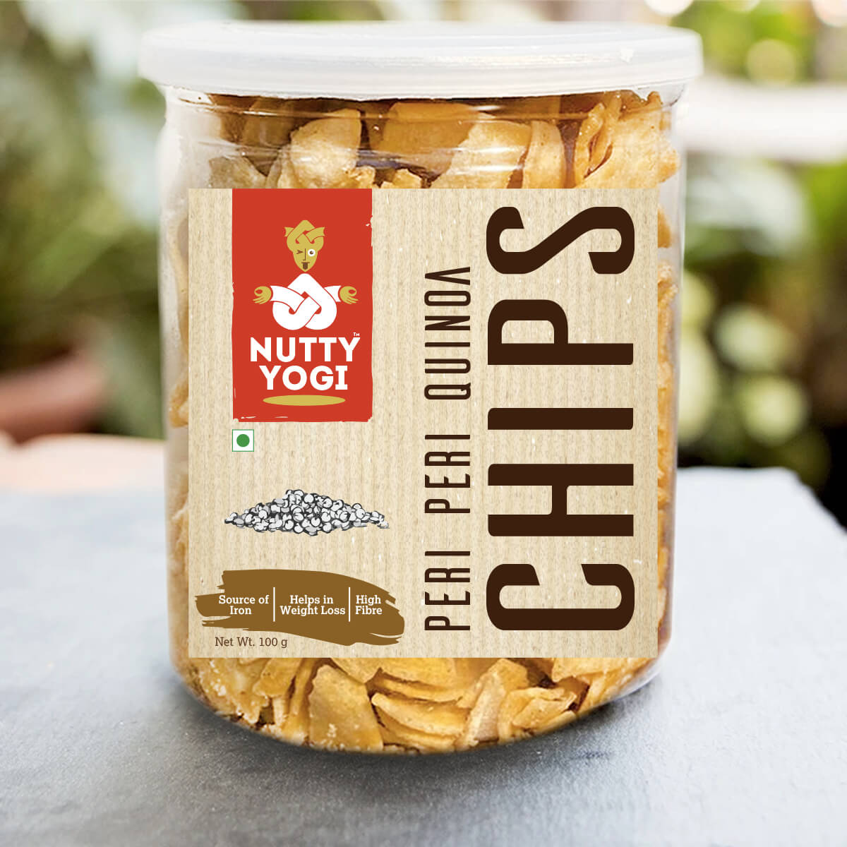 Peri Peri Quinoa Chips.