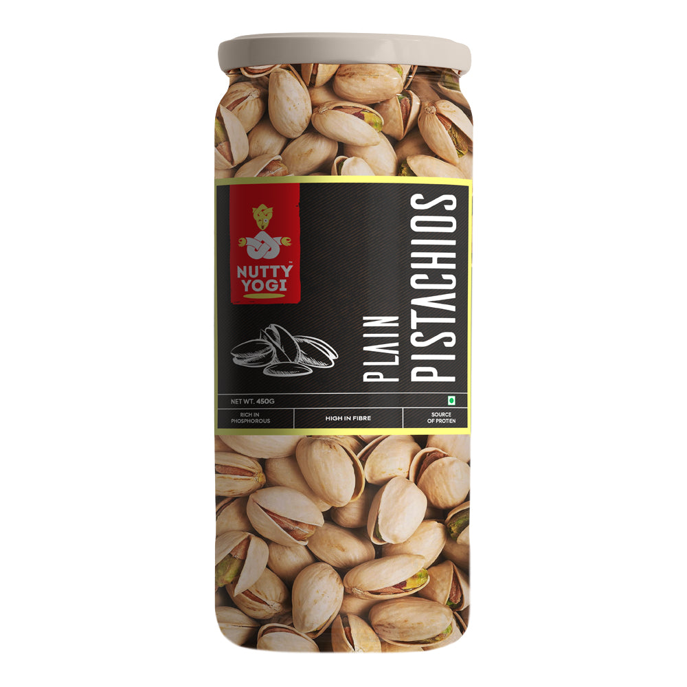 Nutty Yogi Pista 450g | Pista Dry Fruit, Shelled Nuts Super Crunchy & Delicious Healthy Snack | Vitamins & Minerals Rich