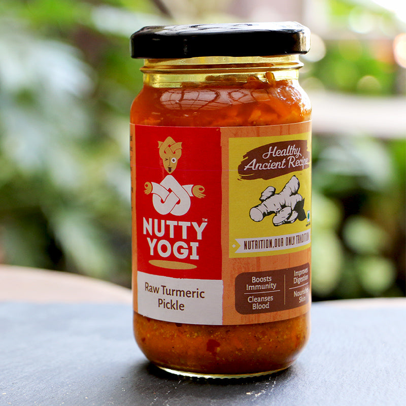 Raw Turmeric Pickle.