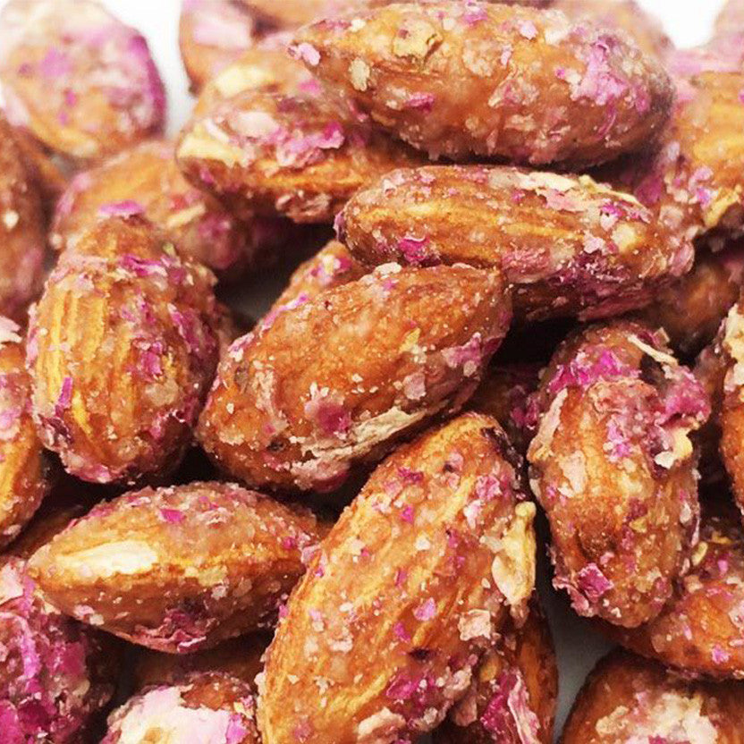 Rose Petal Almonds.