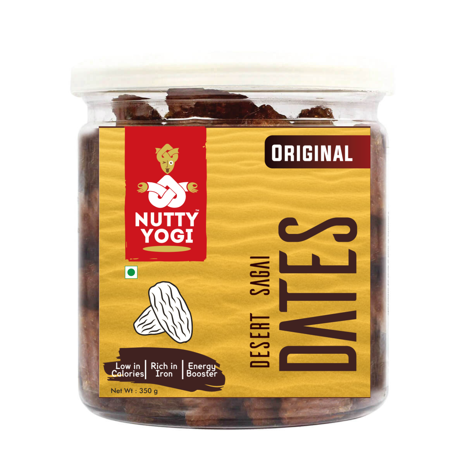 Nutty Yogi Desert Sagai Dates 350 gm