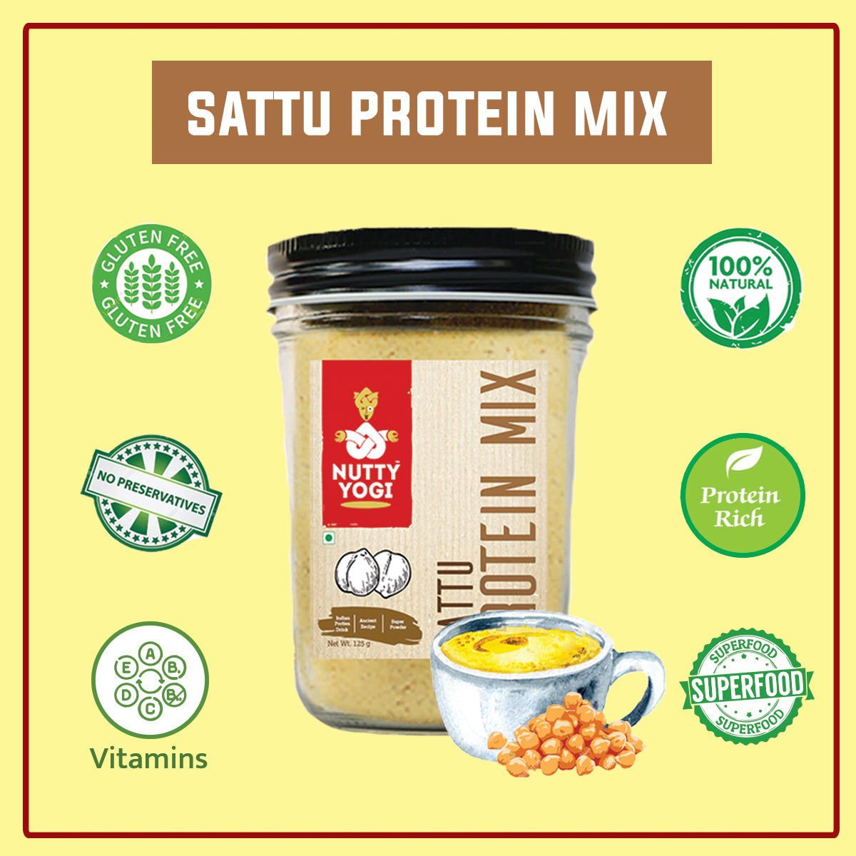 Sattu Protein Mix.