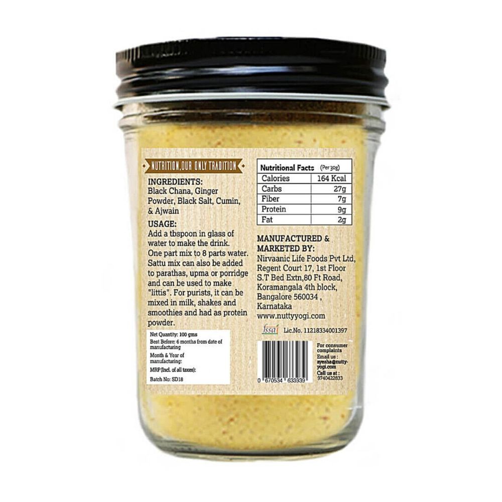 Nutty Yogi Sattu Protein Mix