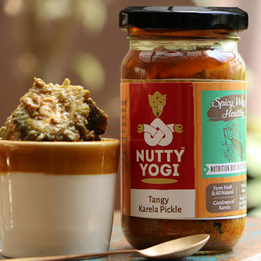 Tangy Karela Pickle.