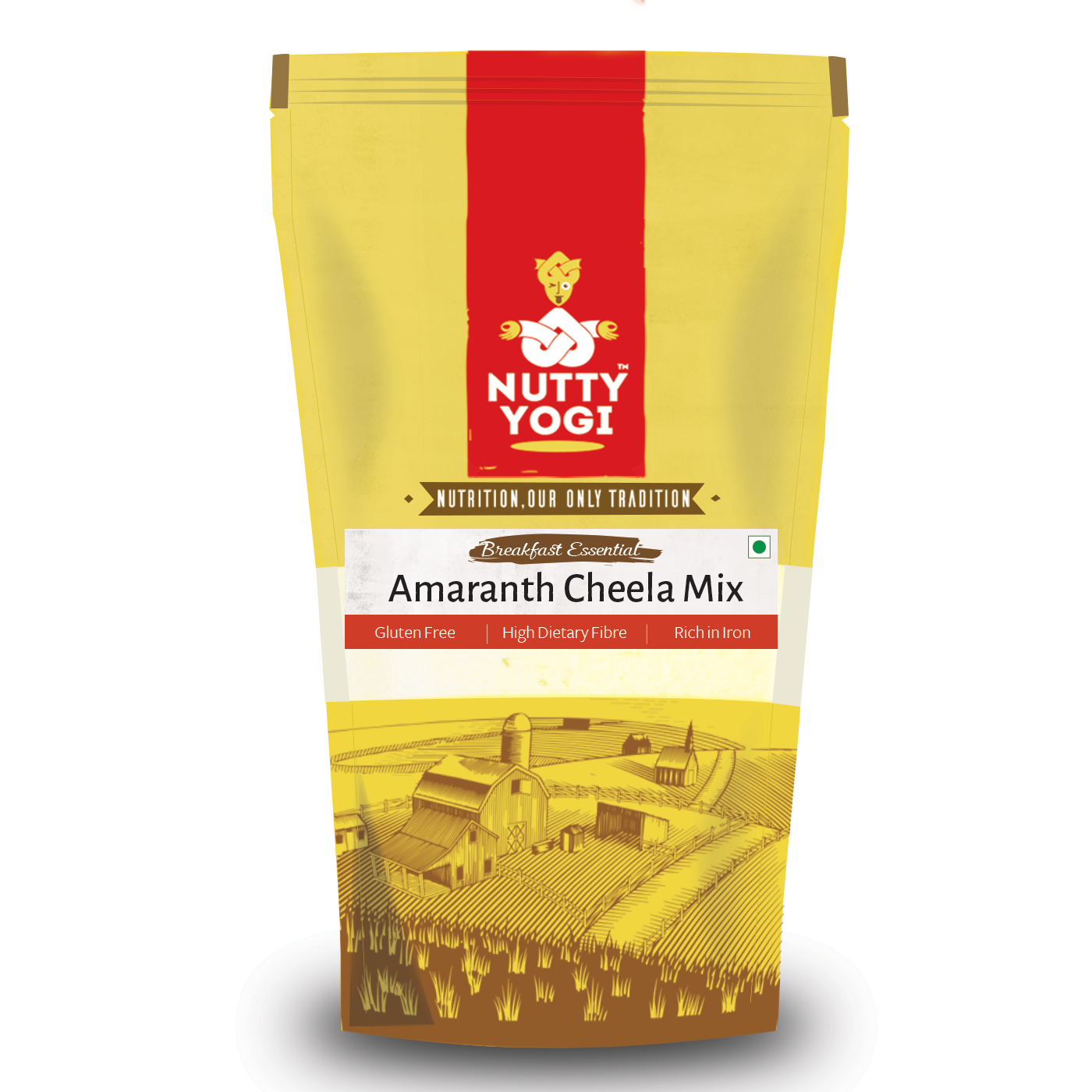 Nutty Yogi Amaranth Cheela Mix - 400g
