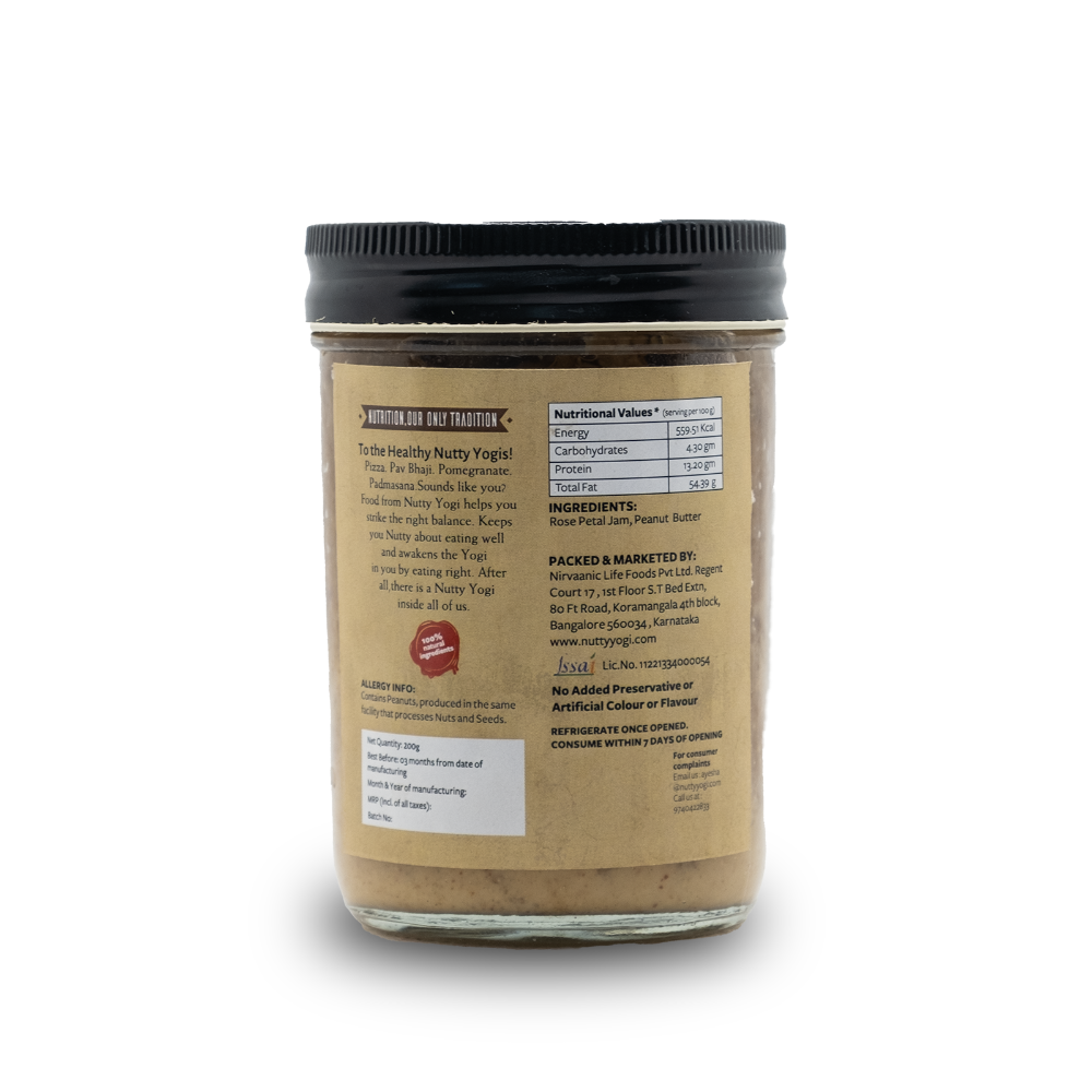 Nutty Yogi Gulkand Butter 200g