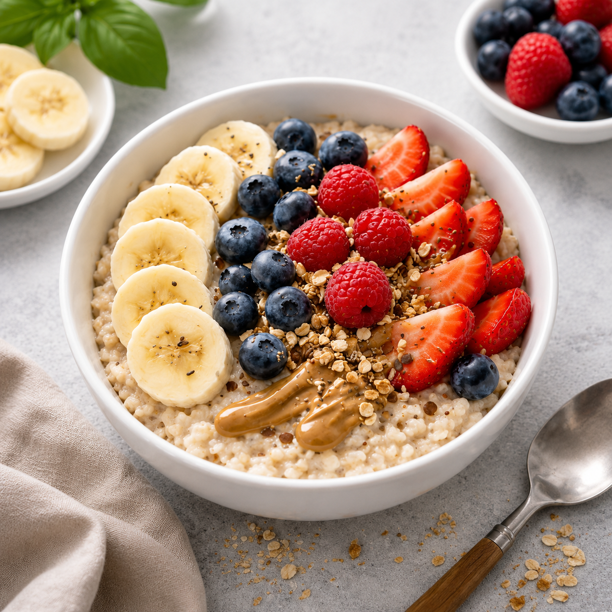 Protein-Rich Overnight Oats Bowl