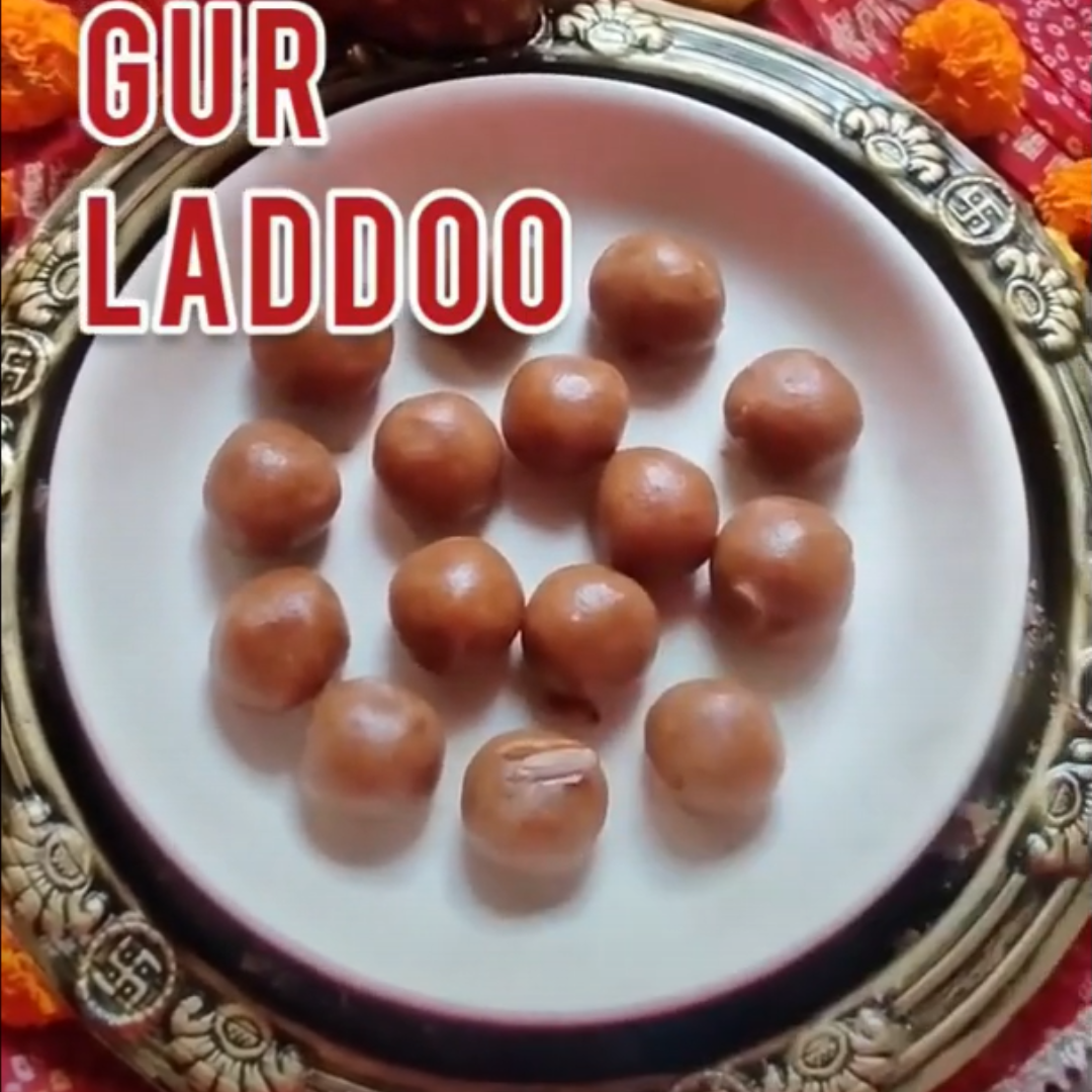 Kesar Badam Gur Laddoo