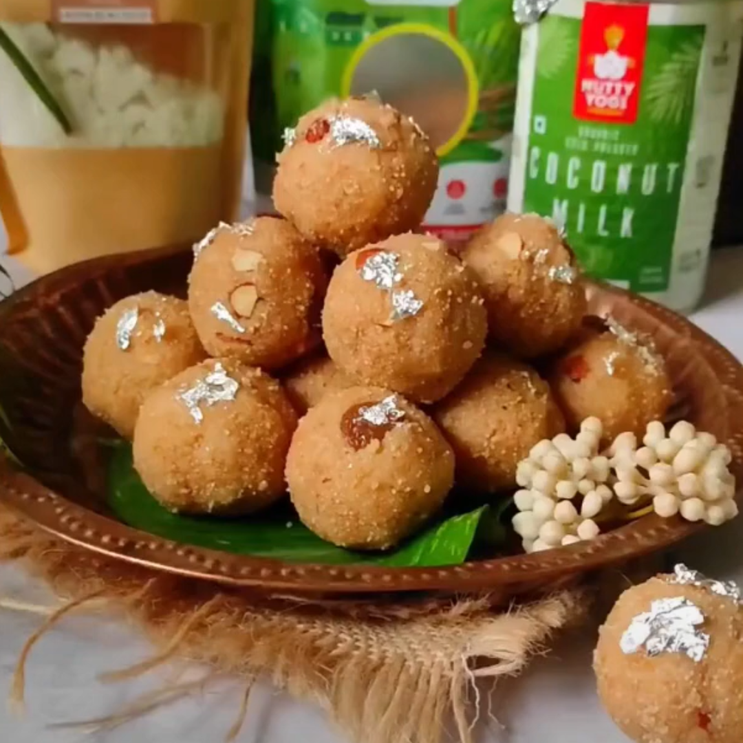 Rava coconut laddoo