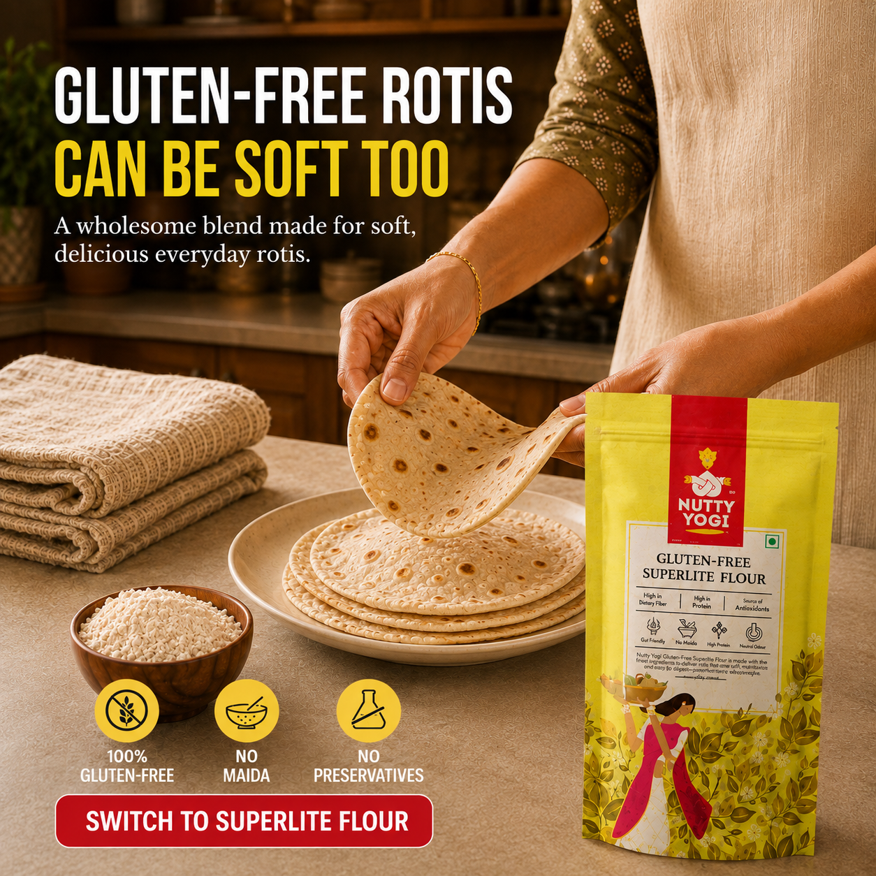 Nutty Yogi Gluten Free Superlite Flour