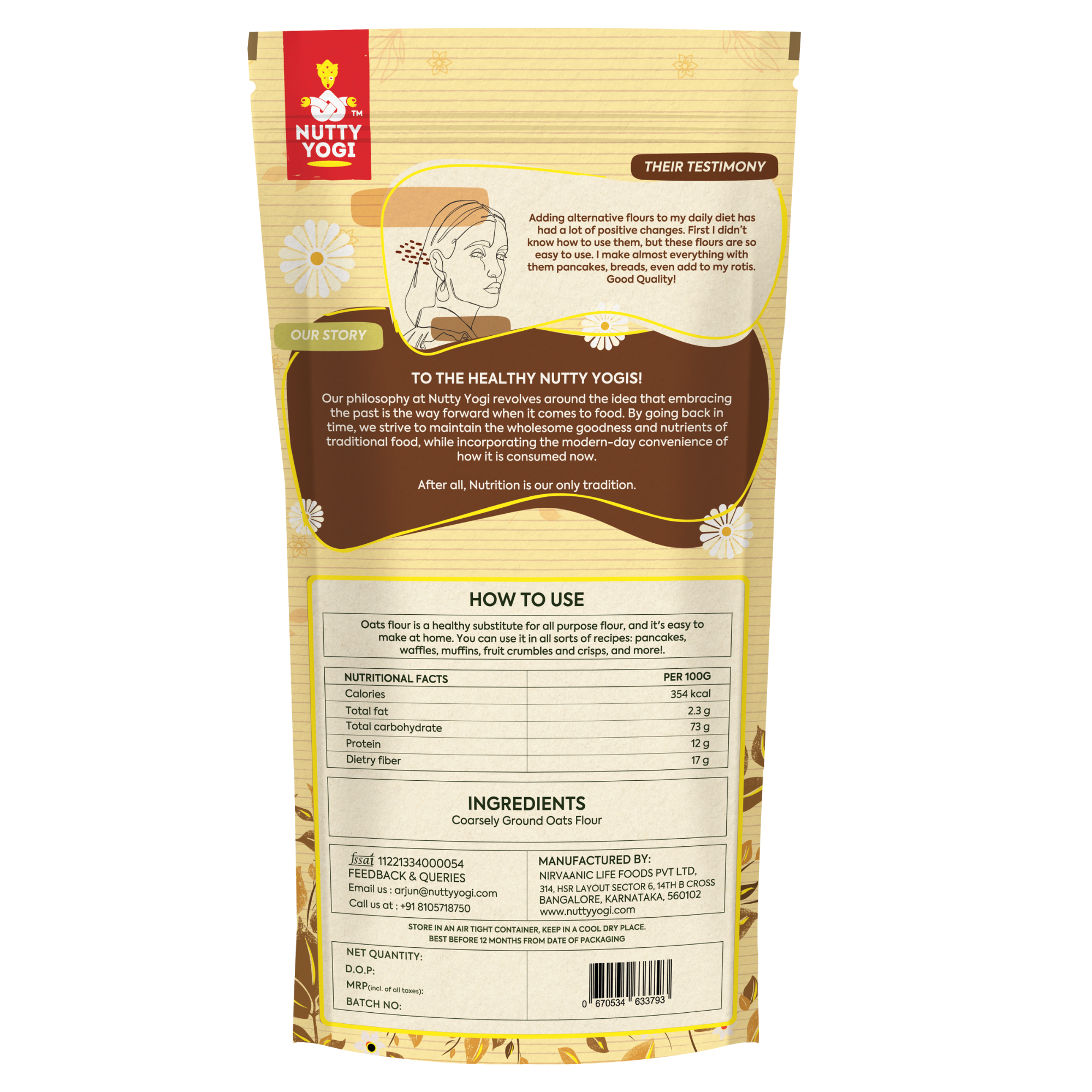 Recipe Is Oat Flour Safe For Dogs Nutty Yogi Oats Flour