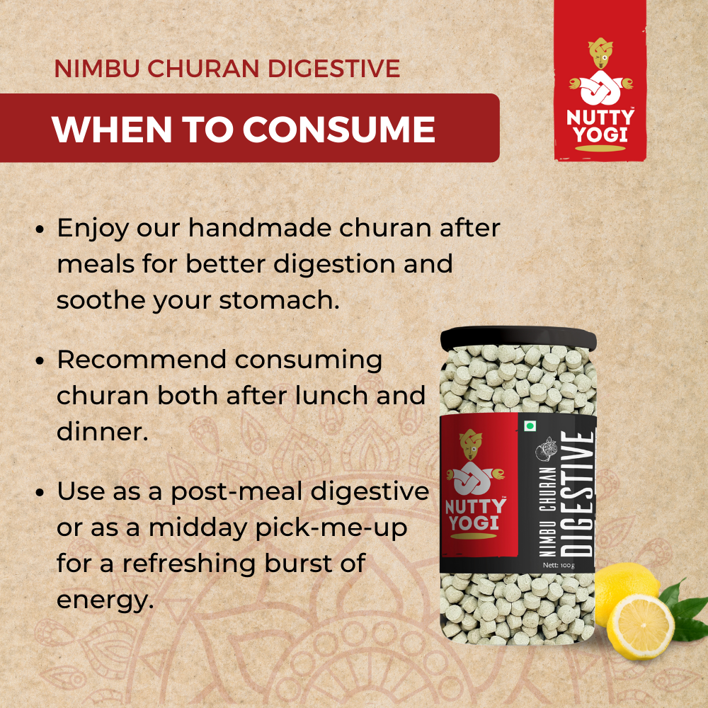 Nutty Yogi Nimbu Churan Digestive 100g