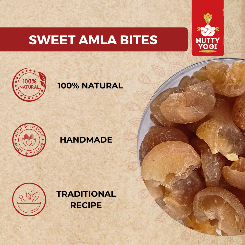 Nutty Yogi Sweet Amla Bites 100g