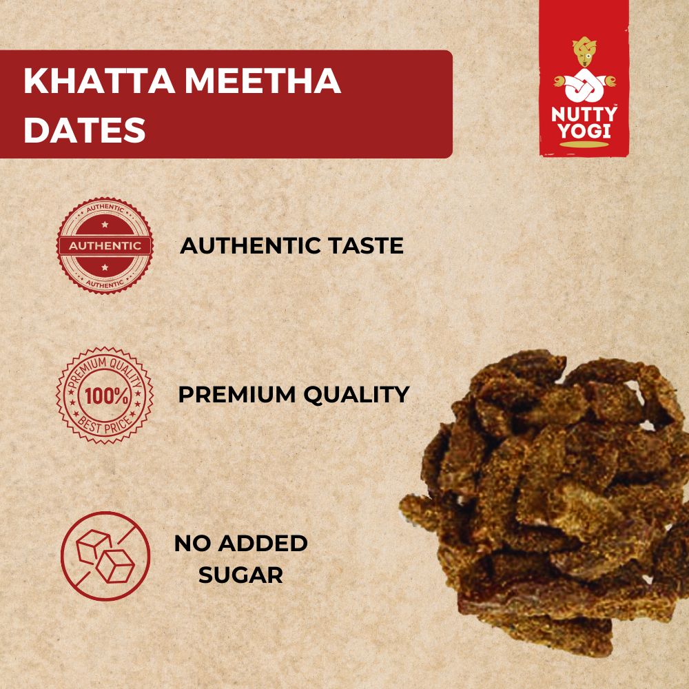 Nutty Yogi Khatta Meetha (Chuara) Dates 100g