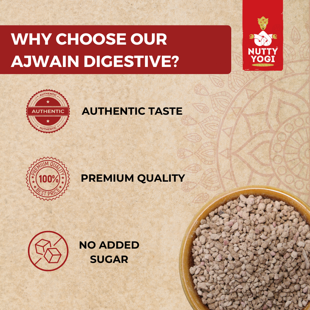 Nutty Yogi Ajwain Digestive 50g