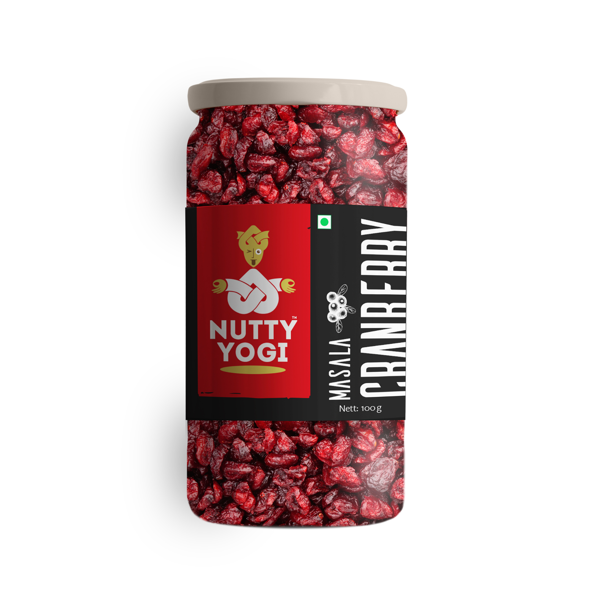 Nutty Yogi Masala Cranberries 100gm