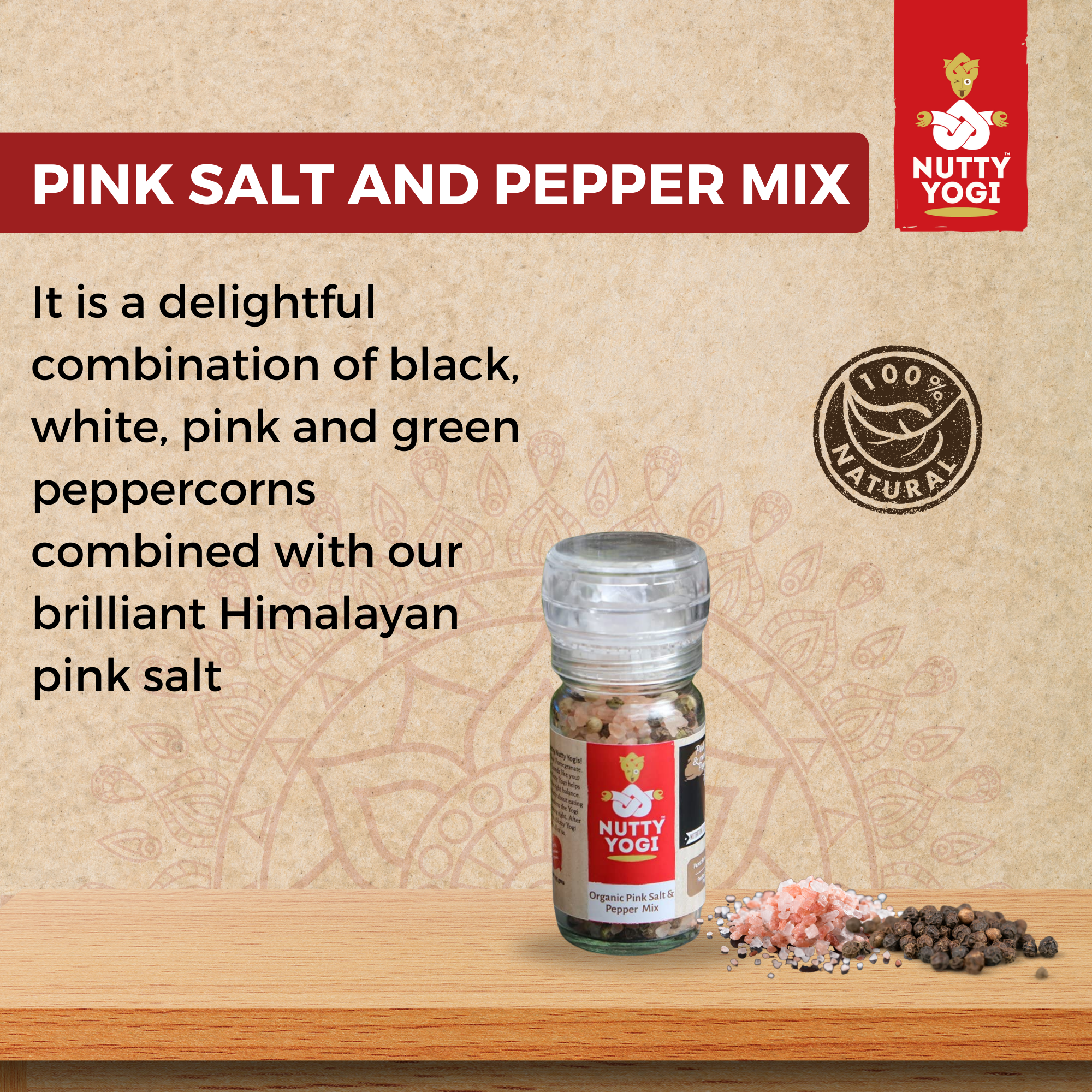 Nutty Yogi Organic Pink Salt and Pepper Mix