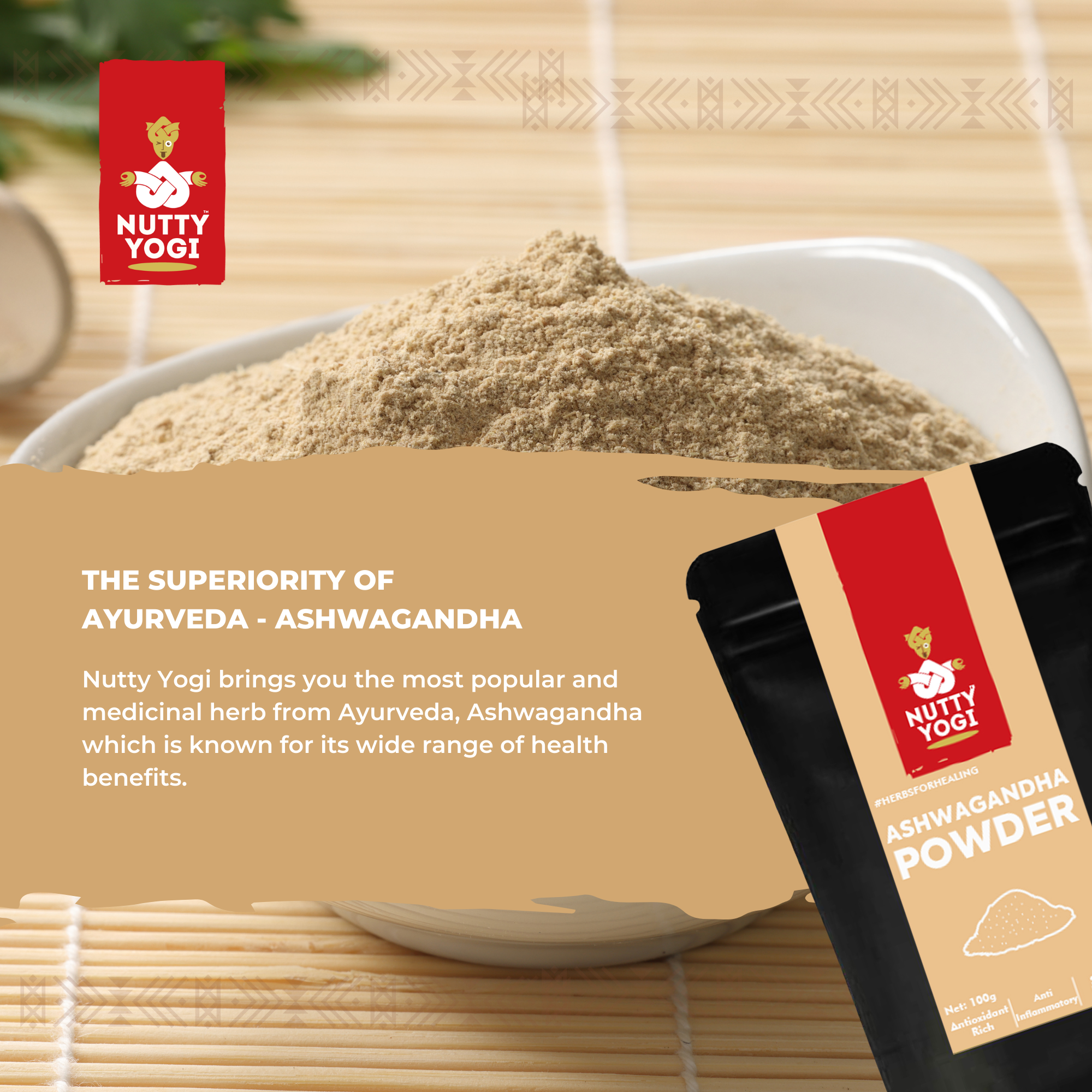 Nutty Yogi Ashwagandha Powder