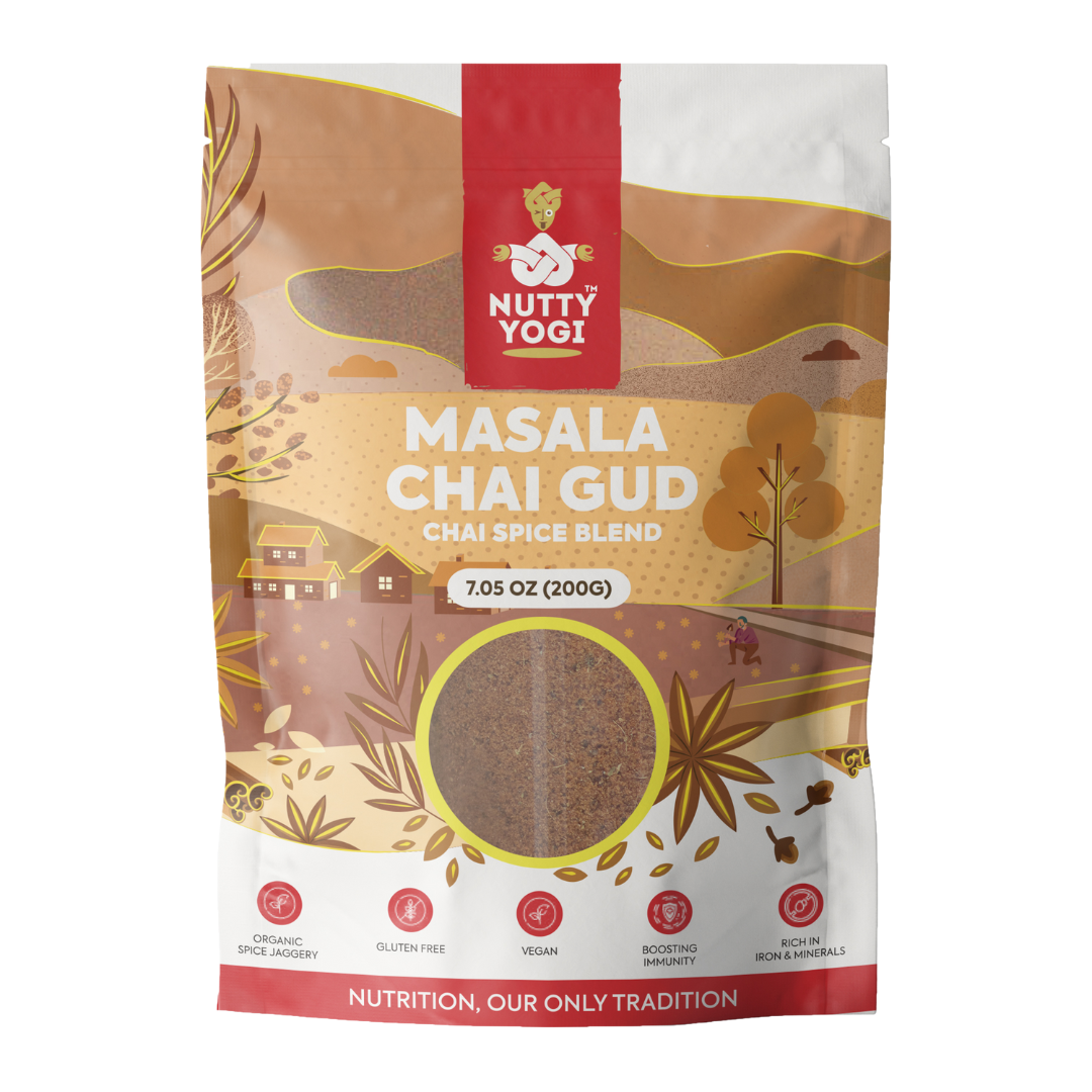 Nutty Yogi Masala Chai Gud 200g- Pouch