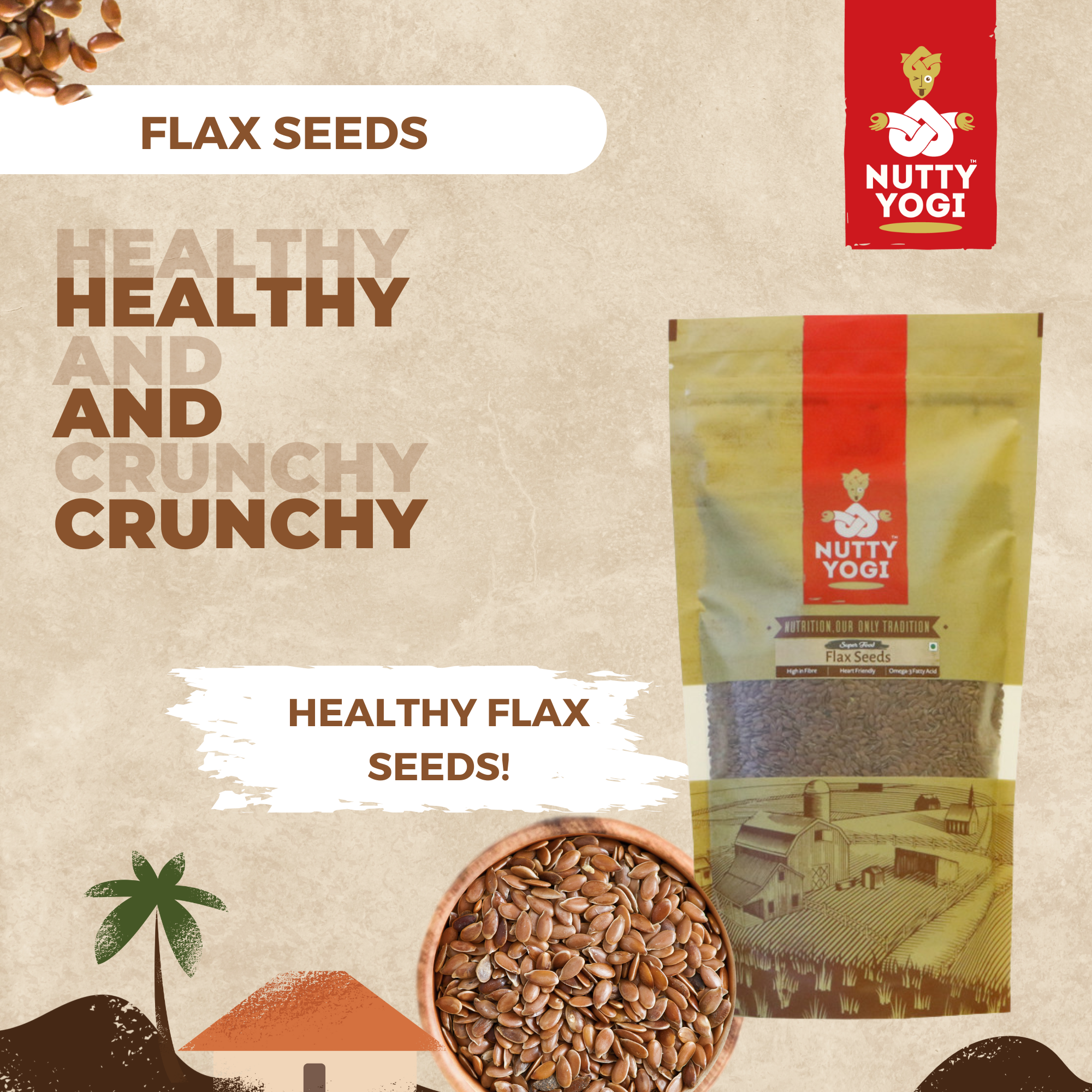 Nutty Yogi Flax Seeds